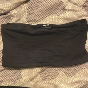 Skims black bandeau bra
